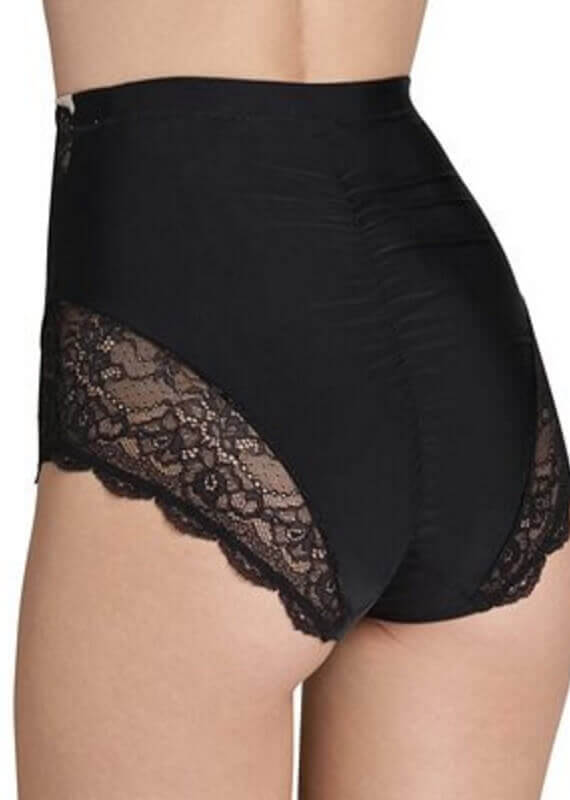 PANTIES - Women underwear high waist lace trim